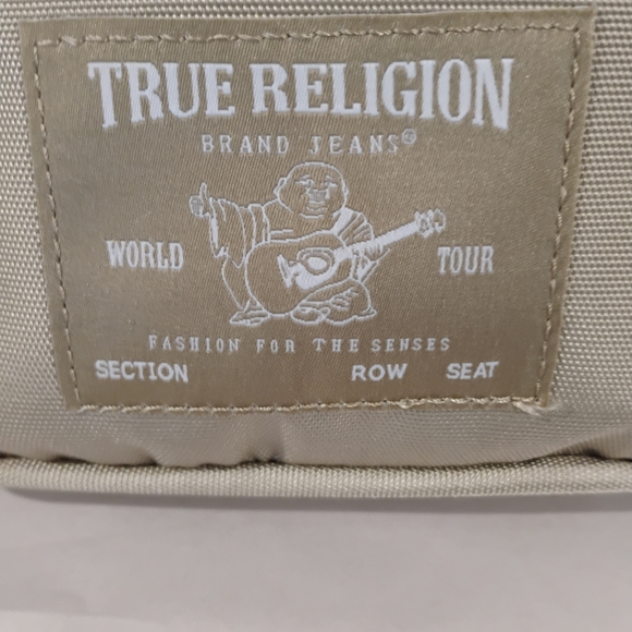 TRUE RELIGION Crossbody Bag Sling "YETA" TR101142 Breige BRAND-NEW w/tags β€οΈπ - Picture 12 of 14